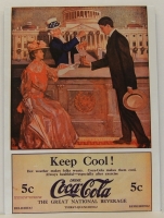 Retro Sign Enamelled Metal - Coca-Cola - Keep Cool