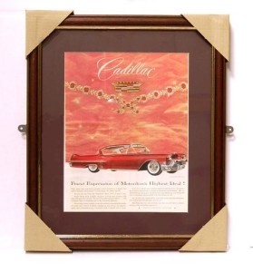 Retro Sign 1957 American Car Poster - CADILLAC