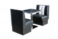 Retro Furniture Diner Booth - Hollywood Two Seater Set