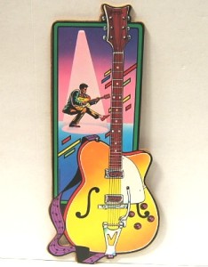Retro Sign - 50's Guitar