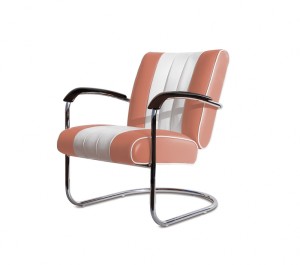 Bel Air Retro Furniture Diner Lounge Chair - LC01