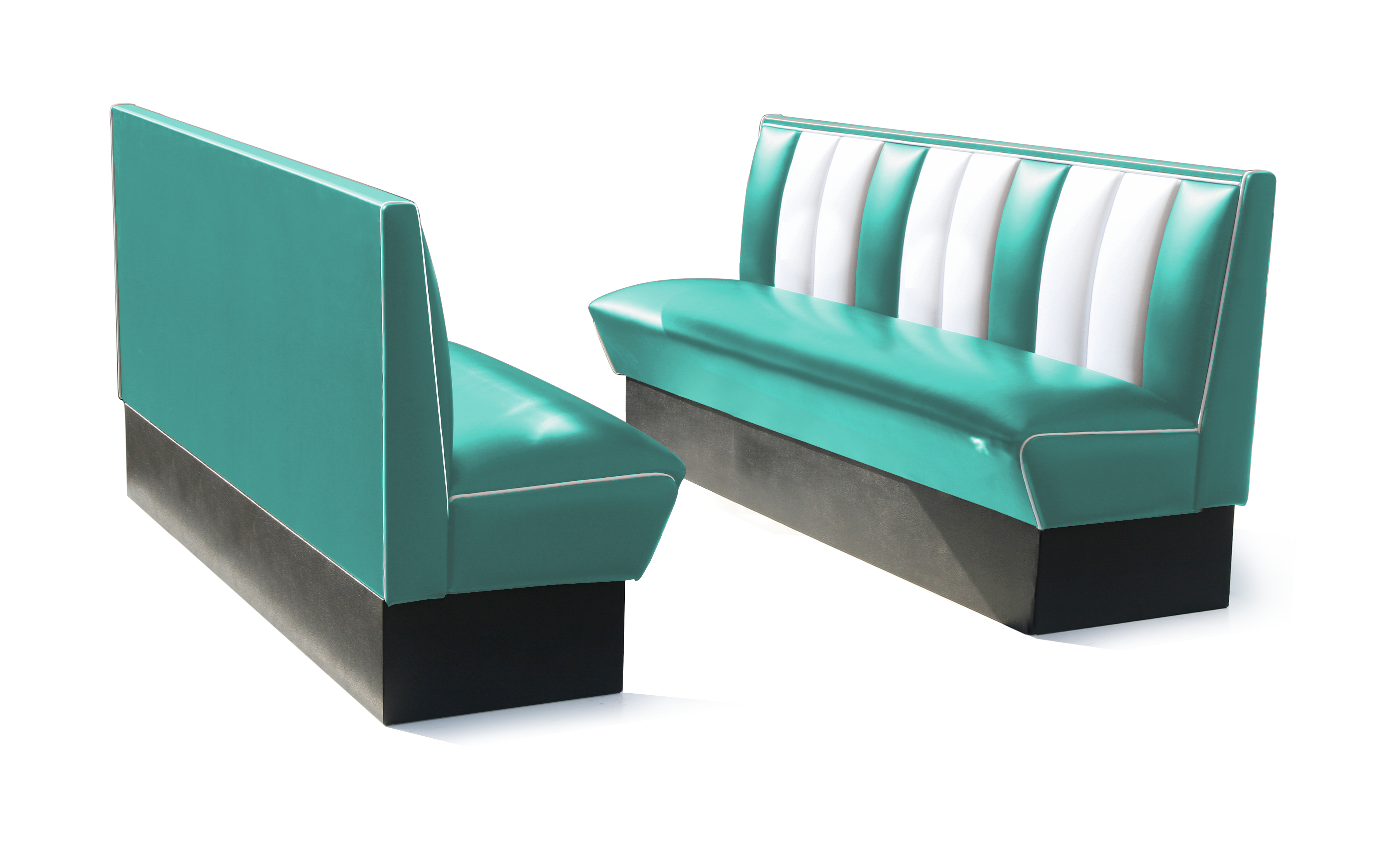 Retro Furniture Diner Booth - Hollywood Eight Seater Set