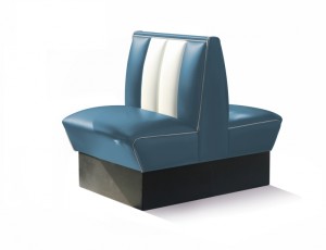 Retro Furniture Diner Booth HW70DB - Back 2 Back - Single Seater