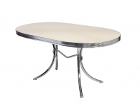 Bel Air Retro Furniture Diner Oval Table TO26 - 150 x 88