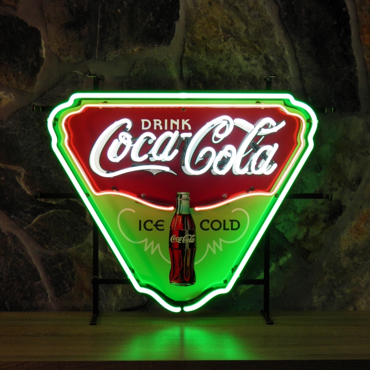 Coca Cola Triangle Neon Sign